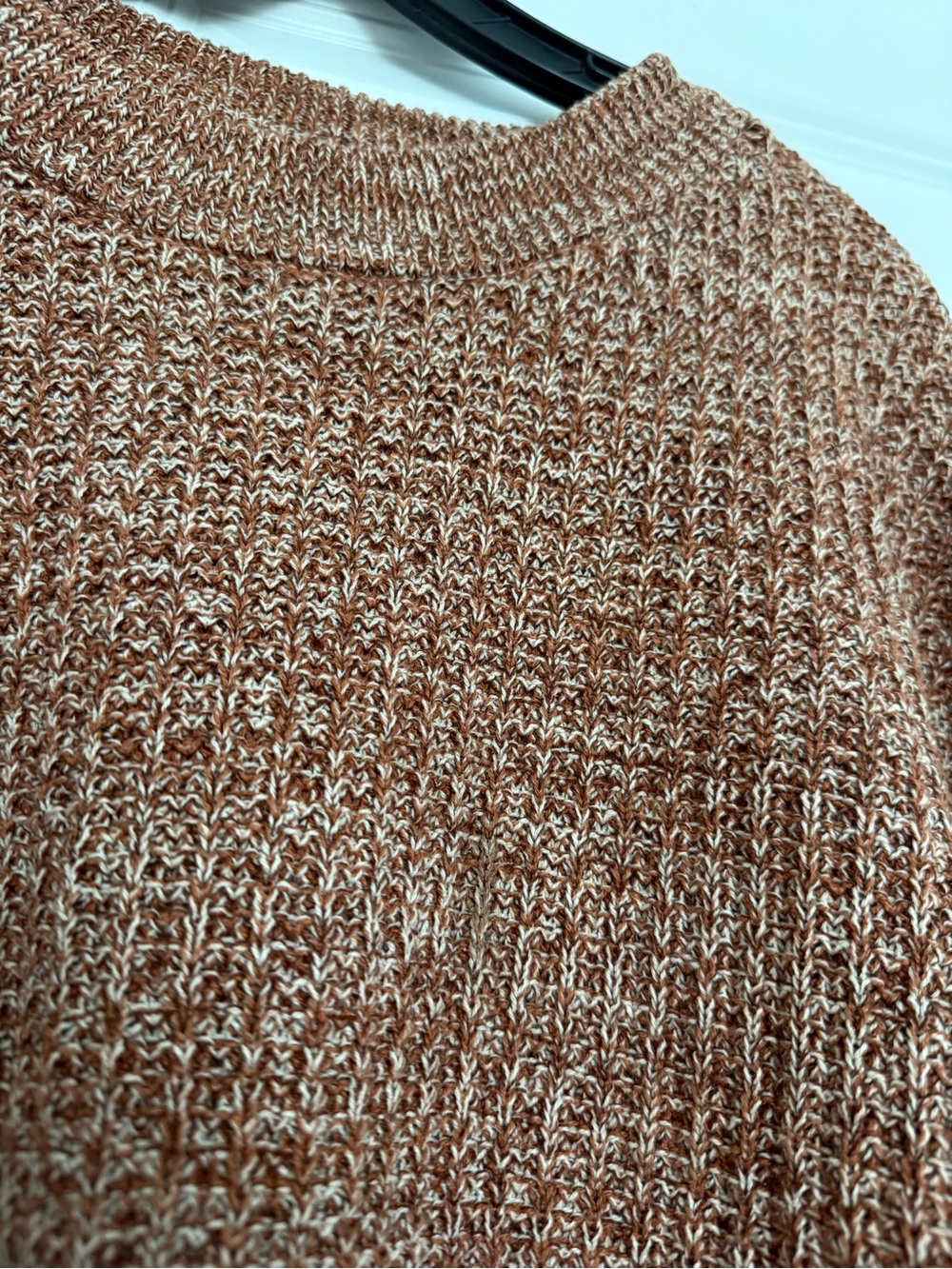 Universal Thread Marled Rust Crewneck Sweater - Picture 2 of 4